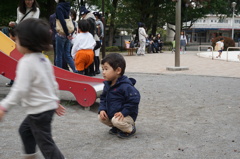 公園にて