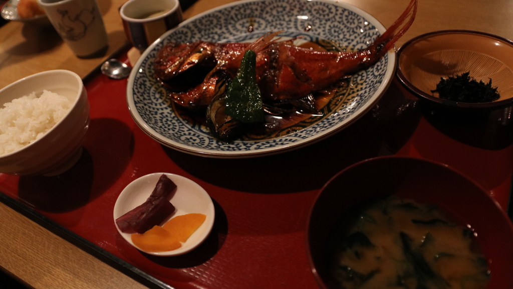 キンメの煮付け