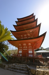 厳島神社 五重塔