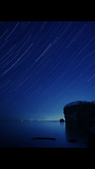 星空と岬