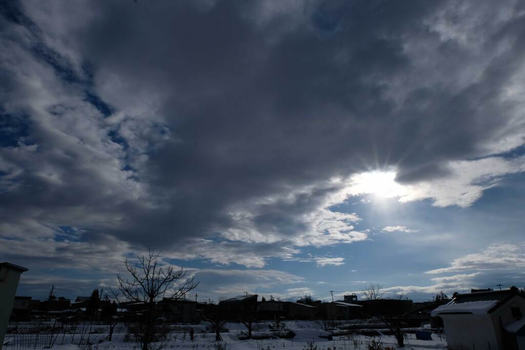 冬の晴れ間