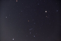 オリオン座と惑星
