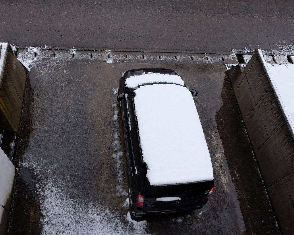 名残り雪になるかなー