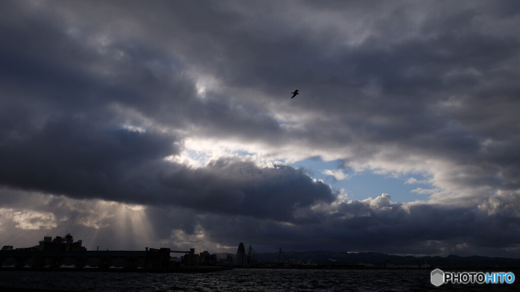 2月の空
