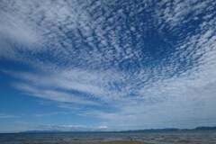 陸奥湾の空