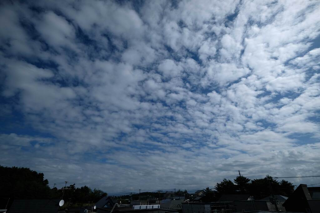 今日の空