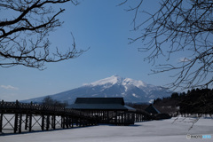 舞橋からの岩木山１