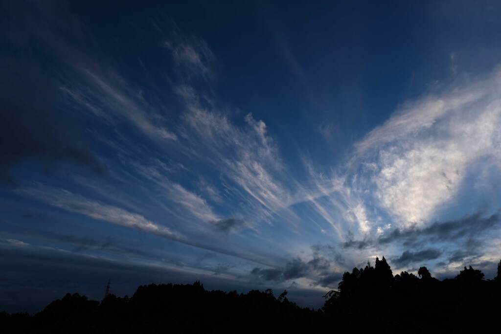夕刻の空