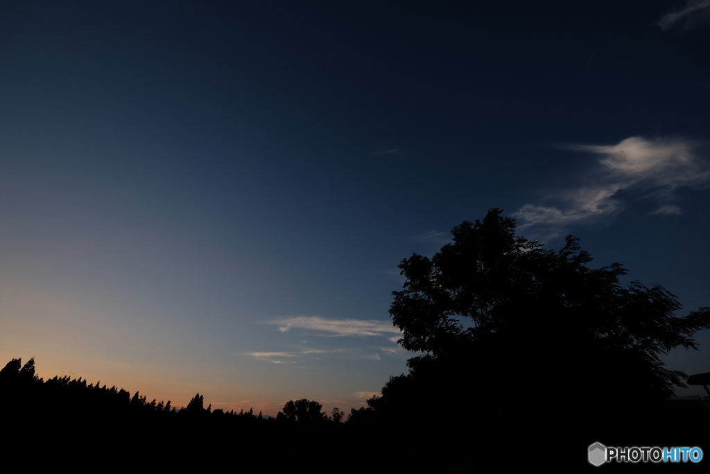 穏やかな夕暮れ