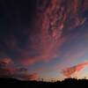 夕刻 西の空