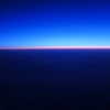 シベリア上空の夜明け１