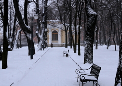 雪の小道（サンクトペテルブルク）２