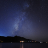 大田海岸での天の川