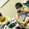 カメラに夢中