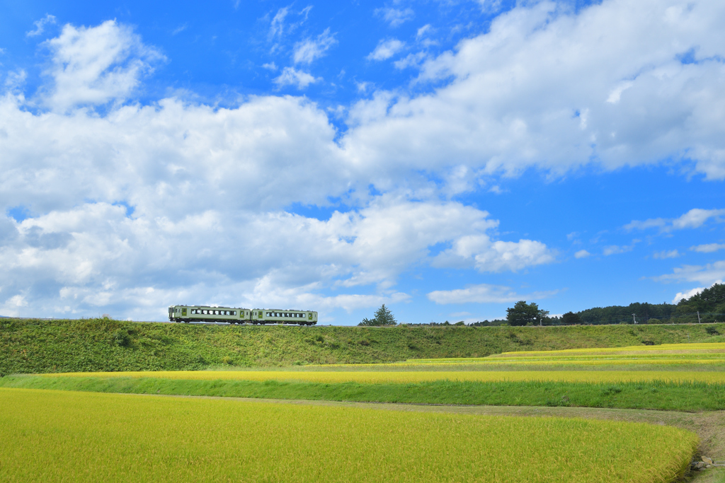 秋晴れ・高原列車