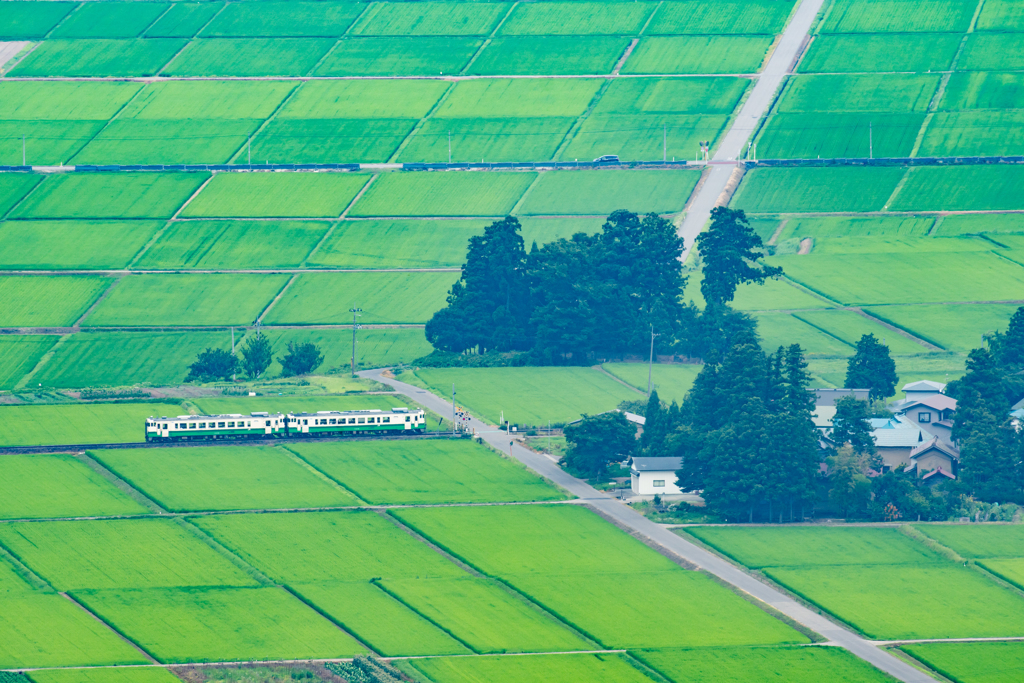 田園風景をゆく