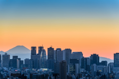 富士山 VS ビル山