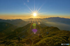 次高山の日の出