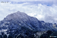 雪の南湖大山　3742メートル