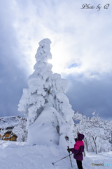 秋田県森吉山樹氷