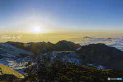 日の出＠南湖大山　3742メートル