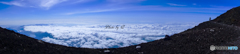 富士山頂の雲海