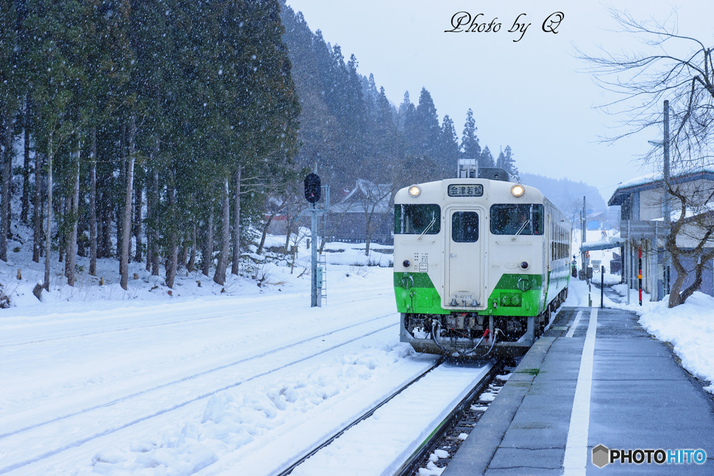 雪の只見線