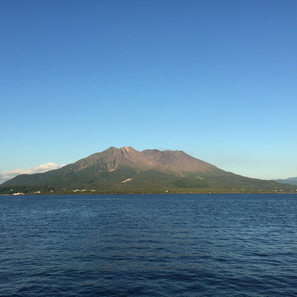 昼間の桜島