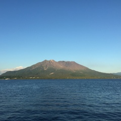 昼間の桜島