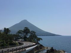 初夏開聞岳