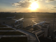 羽田夕景