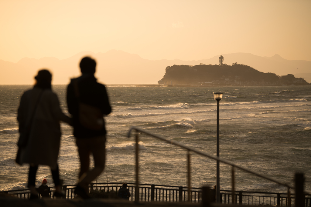 稲村ケ崎夕景
