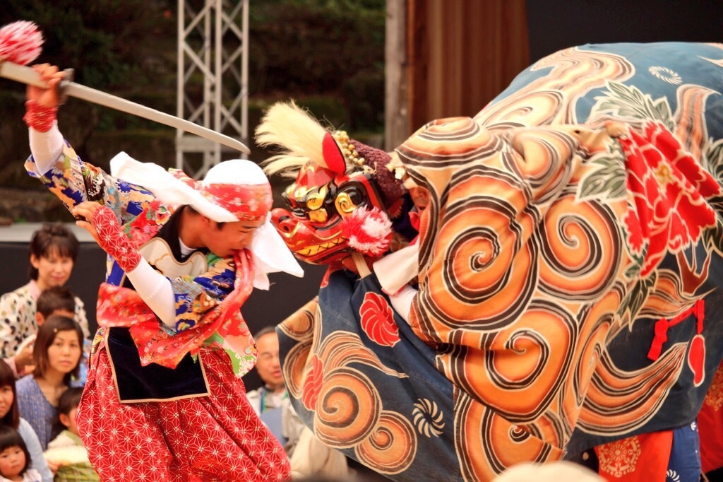 白川郷のお祭り