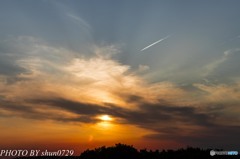 今日の夕焼け-2