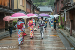 雨のひがし茶屋街-1