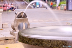 蛙の噴水