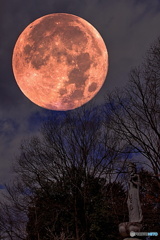 観音菩薩と月（２）