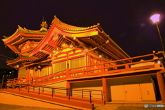 ライトアップ弁天堂