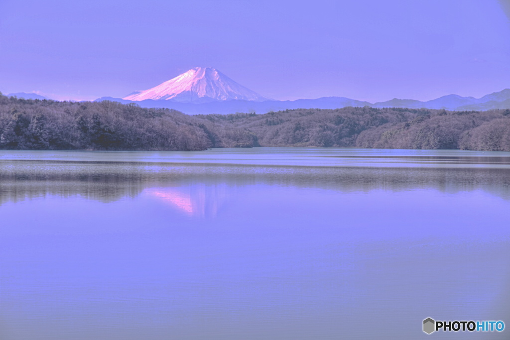 狭山湖富士景 By しぐれ Id 写真共有サイト Photohito