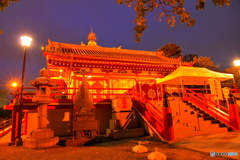 弁天堂ライトアップ