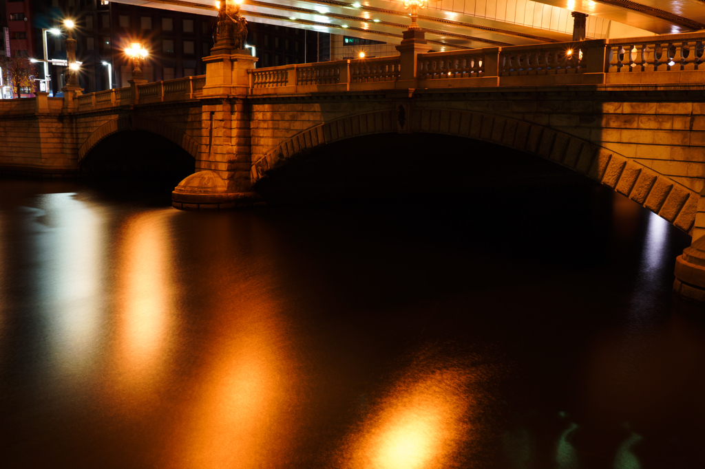 深夜の日本橋川