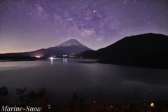 本栖湖〜天の川