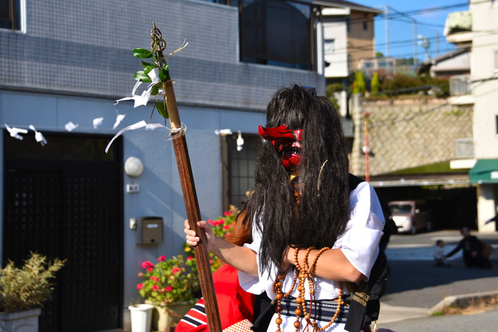 鯛乃宮神社祭り天狗