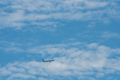 旅客機を更に上空から撮ってみた