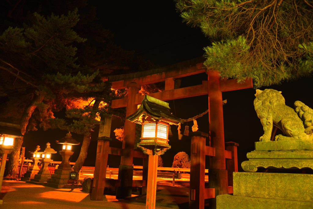 琵琶湖 白鬚神社