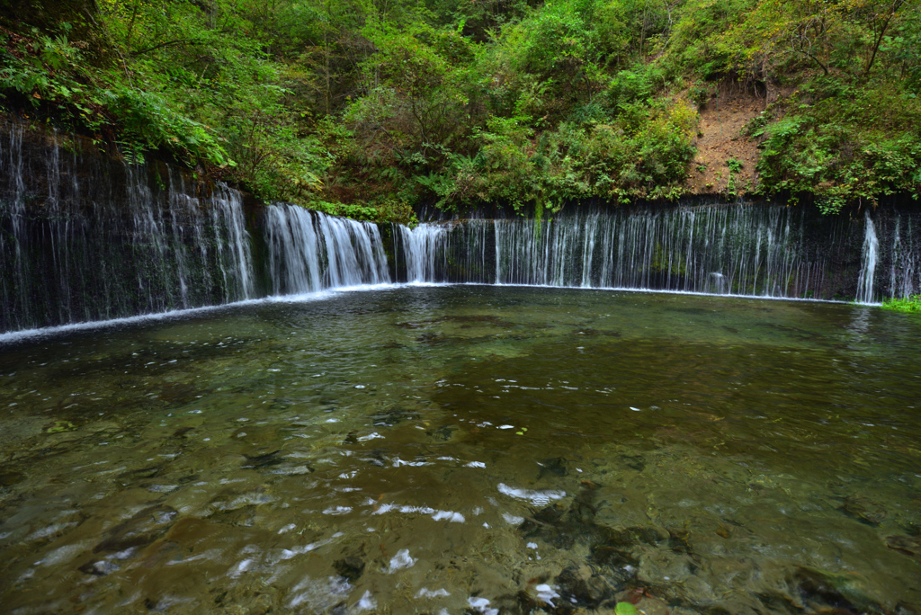 白糸の滝（軽井沢）⑥短時間露出