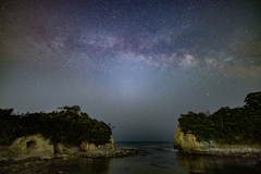 Milky Way and Shooting Star