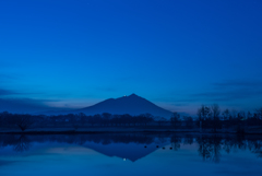 Mt.Tsukuba at blue hour
