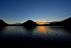 榛名湖の夜明け④