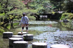 茶屋への近道